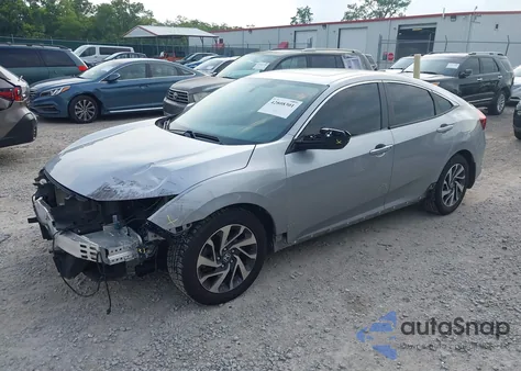 2017 Honda Civic Ex из США, поврежденный, VIN 19XFC2F74HE072081